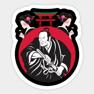 Samurai lover Sticker